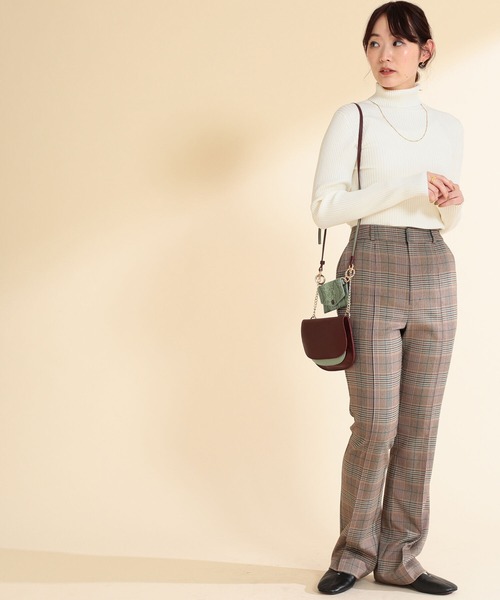 Ray BEAMS（レイビームス）の「Ray BEAMS / 2連 配色 バッグ（ショルダーバッグ・レディース・ベージュ/ワイン・ONE SIZE）」の9枚目の写真