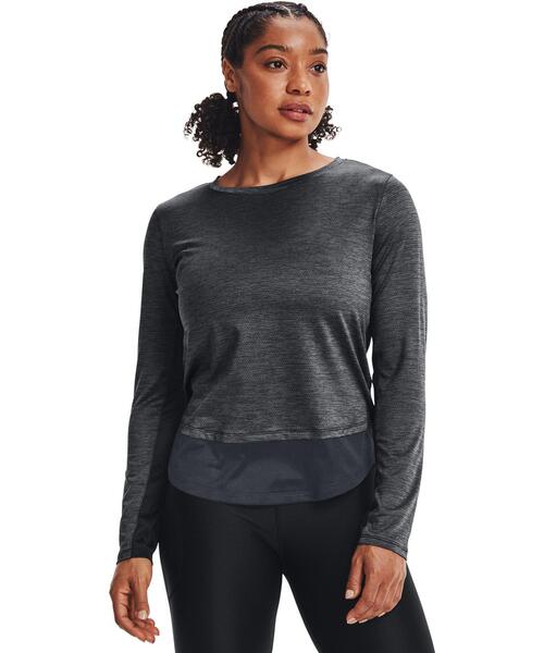UNDER ARMOUR（アンダーアーマー）の「UAテック ベント ロングスリーブ（トレーニング/レディース）（Tシャツ/カットソー・レディース・ブラック/ライトピンク/ダークパープル・M/L/S/XL）」の13枚目の写真