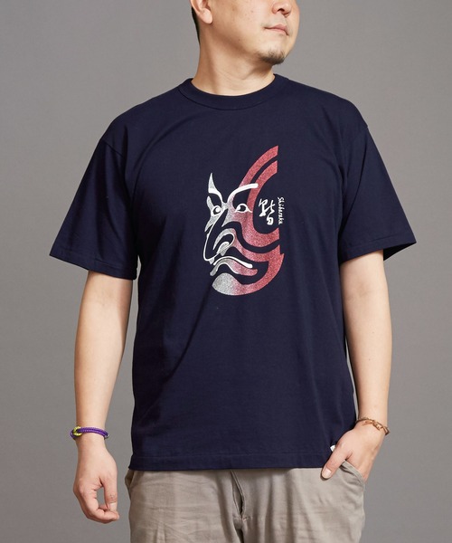 カヤ(カヤ)の「【久米繊維×カヤ】歌舞伎ノ幅広メンズTシャツ(Tシャツ/カットソー・メンズ・その他1/その他2/その他3・ONESIZE)」の2枚目の写真
