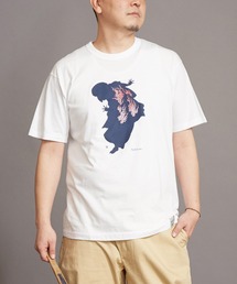 【久米繊維×カヤ】歌舞伎ノ幅広メンズTシャツ