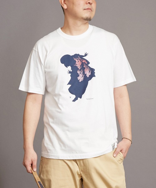 カヤ(カヤ)の「【久米繊維×カヤ】歌舞伎ノ幅広メンズTシャツ(Tシャツ/カットソー・メンズ・その他1/その他2/その他3・ONESIZE)」の1枚目の写真