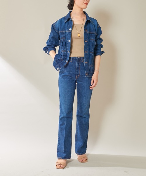 SHENERY(シーナリー)の「センタープレスデニムパンツ(デニムパンツ・レディース・ブルー・38/36)」の15枚目の写真