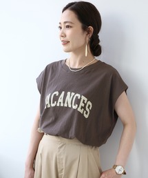 カレッジアーチロゴTシャツ◆