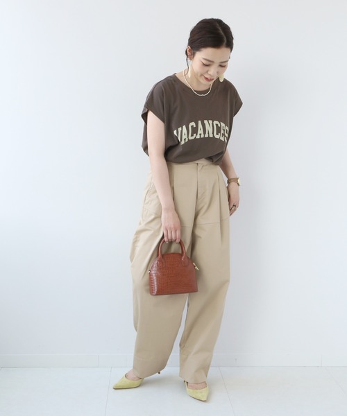 Simplicite(サンプリシテ)の「カレッジアーチロゴTシャツ◆(Tシャツ/カットソー・レディース・ブラック/グレー/ホワイト・FREE)」の16枚目の写真