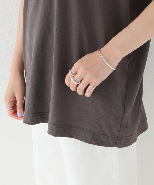 Simplicite(サンプリシテ)の「カレッジアーチロゴTシャツ◆(Tシャツ/カットソー・レディース・ブラック/グレー/ホワイト・FREE)」の19枚目の写真