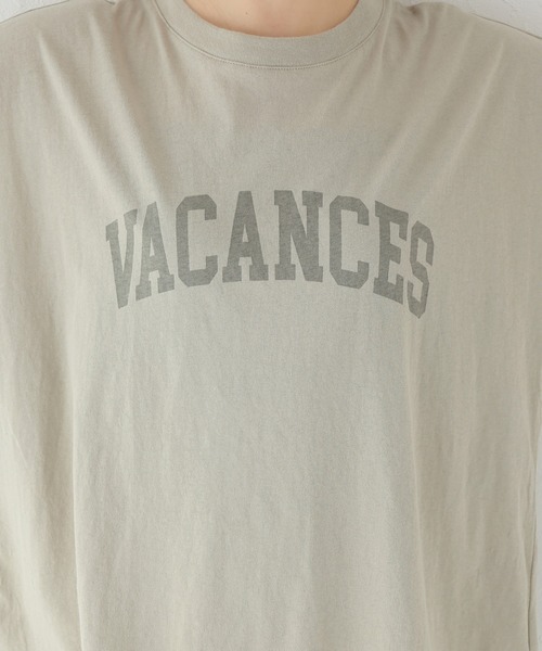 Simplicite(サンプリシテ)の「カレッジアーチロゴTシャツ◆(Tシャツ/カットソー・レディース・ブラック/グレー/ホワイト・FREE)」の8枚目の写真