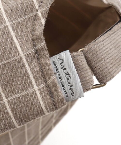 apres les cours（アプレレクール）の「2柄ベーシックキャップ_UVカット（キャップ・キッズ・グレー/チェック・50/54/58）」の13枚目の写真