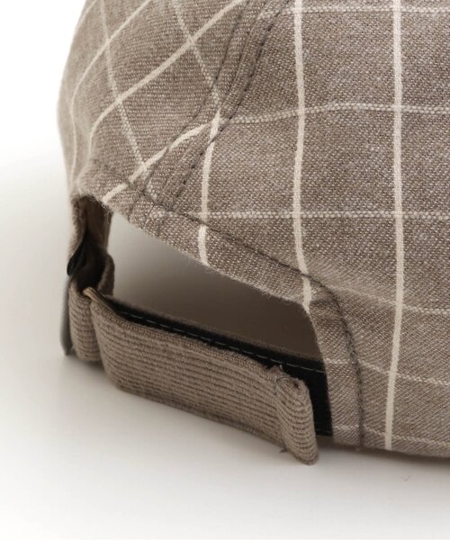 apres les cours（アプレレクール）の「2柄ベーシックキャップ_UVカット（キャップ・キッズ・グレー/チェック・50/54/58）」の20枚目の写真