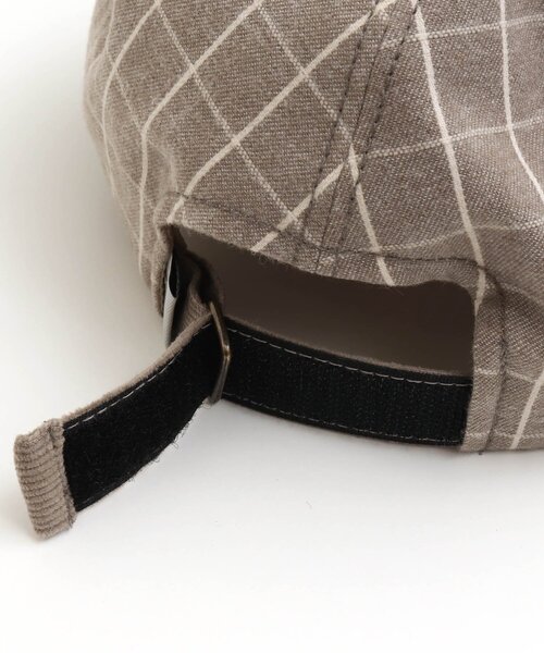 apres les cours（アプレレクール）の「2柄ベーシックキャップ_UVカット（キャップ・キッズ・グレー/チェック・50/54/58）」の16枚目の写真