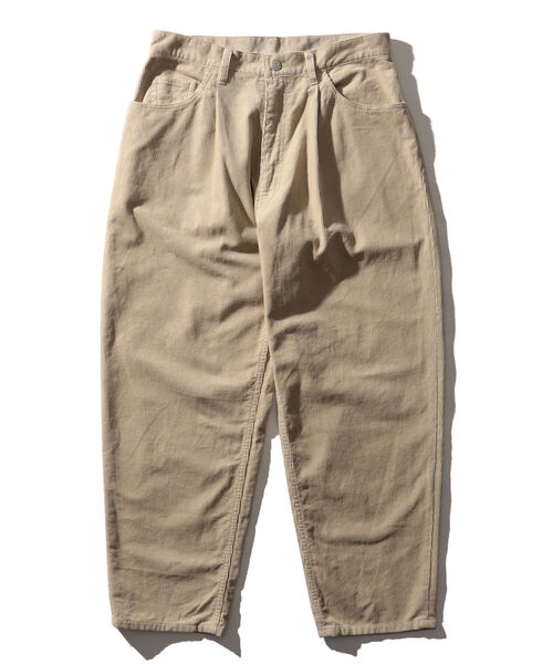 BEAMS（ビームス）の「BEAMS / ワイド テーパード コーデュロイ パンツ（その他パンツ・メンズ・ダークグリーン/アイボリー・X-LARGE/LARGE/SMALL/MEDIUM）」の8枚目の写真