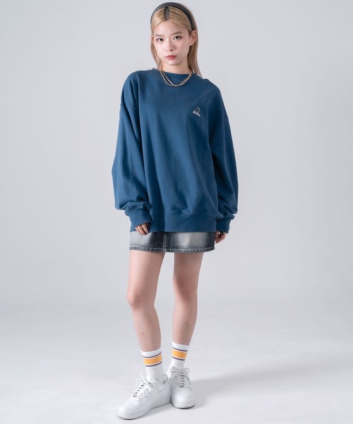 KANGOL(カンゴール)の「【別注】KANGOL カンゴール ブランド ロゴ ワンポイント 刺繍 クルーネック 裏毛 コットン 長袖 スウェット トレーナー(スウェット・メンズ・ホワイト/ブラック/ネイビー/モカ/アッシュグレー/ブラック系/ブルー・LL/M/L/XL)」の18枚目の写真