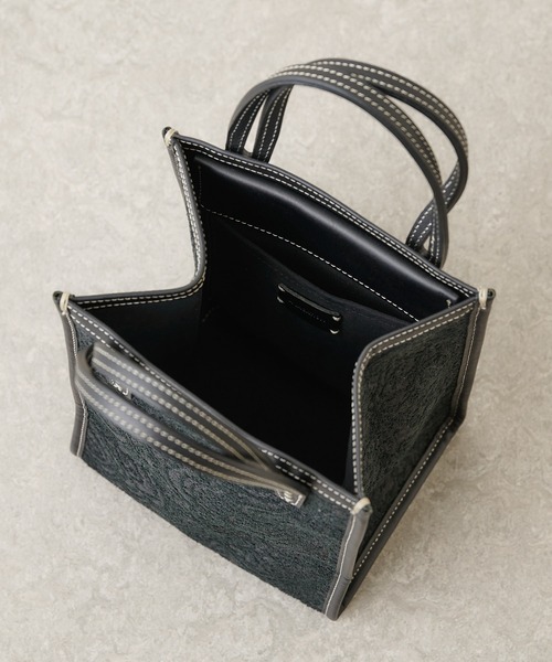 A VACATION（アヴァケーション）の「【A VACATION】CARAMEL PAISLEYバッグ（ハンドバッグ・レディース・ブラック・FREE）」の9枚目の写真