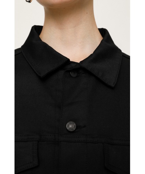 SLY(スライ)の「CALL BLACK ジャケット(ミリタリージャケット・レディース・ブラック・1/2)」の11枚目の写真