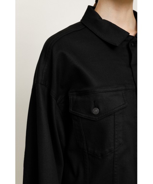 SLY(スライ)の「CALL BLACK ジャケット(ミリタリージャケット・レディース・ブラック・1/2)」の10枚目の写真