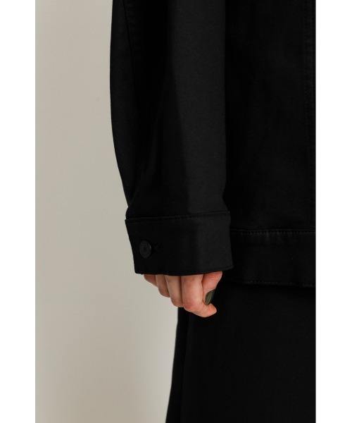 SLY(スライ)の「CALL BLACK ジャケット(ミリタリージャケット・レディース・ブラック・1/2)」の6枚目の写真