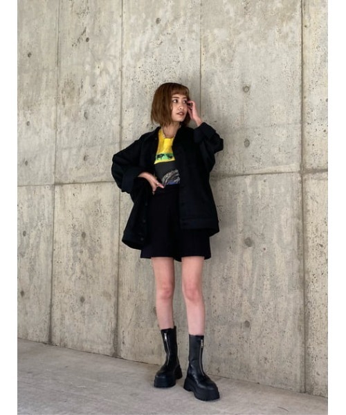 SLY(スライ)の「CALL BLACK ジャケット(ミリタリージャケット・レディース・ブラック・1/2)」の12枚目の写真