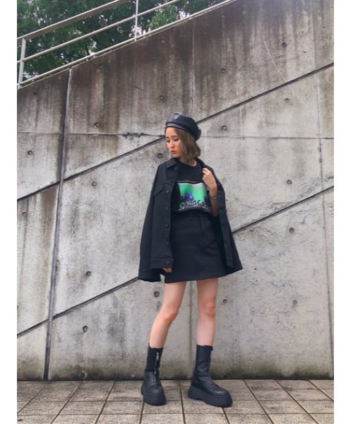 SLY(スライ)の「CALL BLACK ジャケット(ミリタリージャケット・レディース・ブラック・1/2)」の19枚目の写真