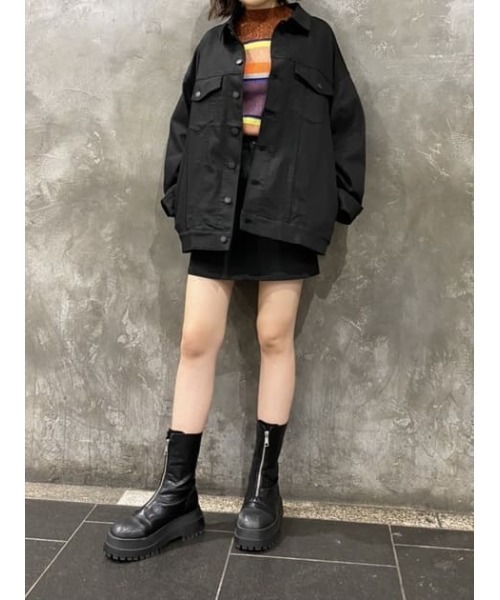 SLY(スライ)の「CALL BLACK ジャケット(ミリタリージャケット・レディース・ブラック・1/2)」の20枚目の写真