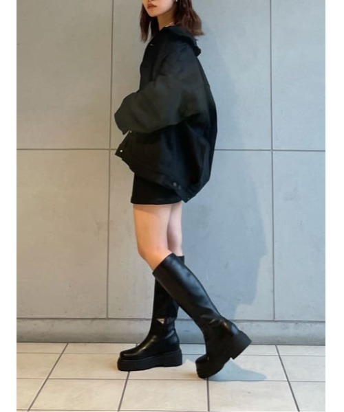 SLY(スライ)の「CALL BLACK ジャケット(ミリタリージャケット・レディース・ブラック・1/2)」の22枚目の写真