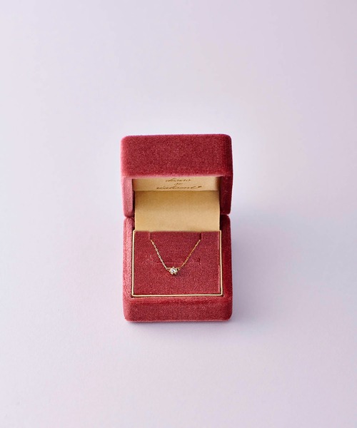 Samantha Tiara(サマンサティアラ)の「【WEB限定】K10ダイヤモンドネックレス(ネックレス・レディース・イエローゴールド・40cm)」の4枚目の写真