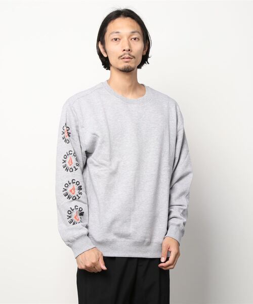 VOLCOM(ボルコム)の「VOLCOM/ボルコム バックプリントスウェット A4632108(スウェット・メンズ・グレー/ブルー・S/M/L/XL)」の21枚目の写真