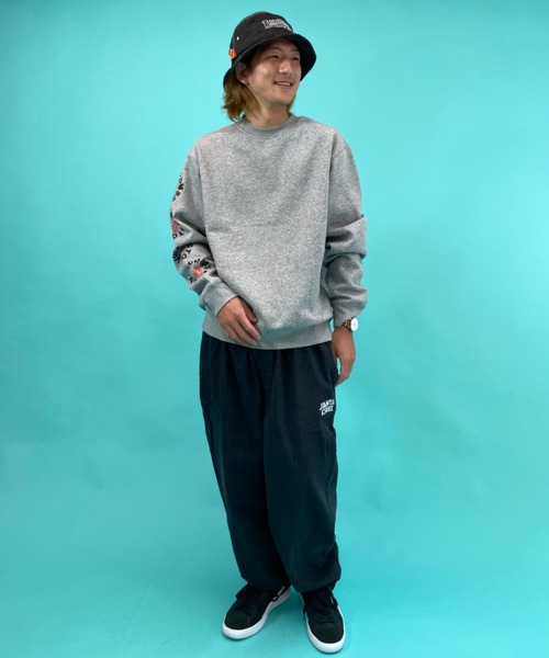 VOLCOM(ボルコム)の「VOLCOM/ボルコム バックプリントスウェット A4632108(スウェット・メンズ・グレー/ブルー・S/M/L/XL)」の6枚目の写真