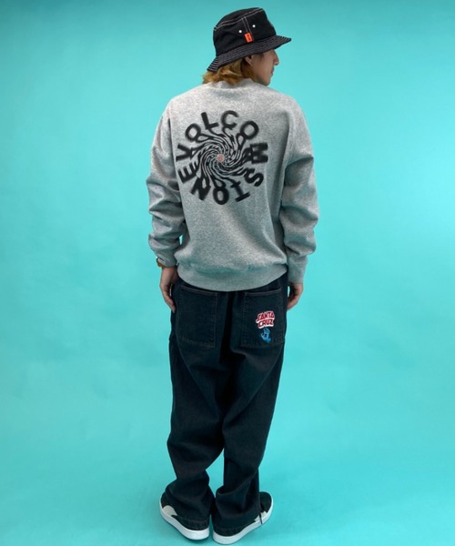 VOLCOM(ボルコム)の「VOLCOM/ボルコム バックプリントスウェット A4632108(スウェット・メンズ・グレー/ブルー・S/M/L/XL)」の10枚目の写真