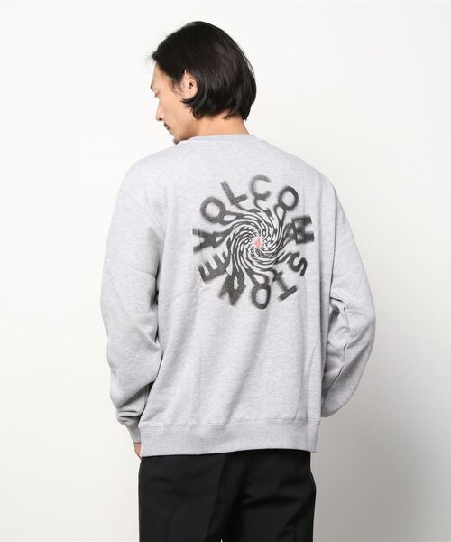 VOLCOM(ボルコム)の「VOLCOM/ボルコム バックプリントスウェット A4632108(スウェット・メンズ・グレー/ブルー・S/M/L/XL)」の20枚目の写真