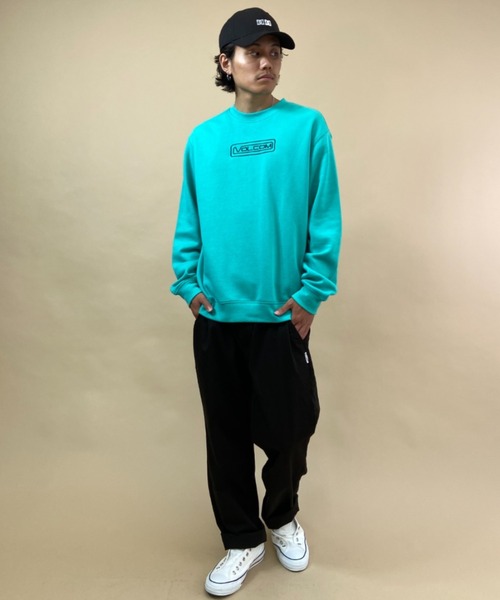 VOLCOM(ボルコム)の「VOLCOM/ボルコム バックプリントスウェット A4632108(スウェット・メンズ・グレー/ブルー・S/M/L/XL)」の15枚目の写真