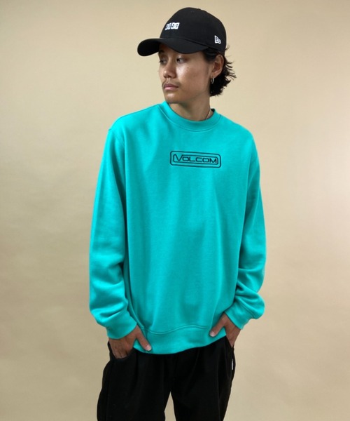 VOLCOM(ボルコム)の「VOLCOM/ボルコム バックプリントスウェット A4632108(スウェット・メンズ・グレー/ブルー・S/M/L/XL)」の12枚目の写真