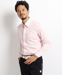 adabat（アダバット）の「◆【アダバット×HITOYOSHI SHIRTS】ミニダイヤ柄長袖ボタンダウンシャツ（シャツ/ブラウス・メンズ）」