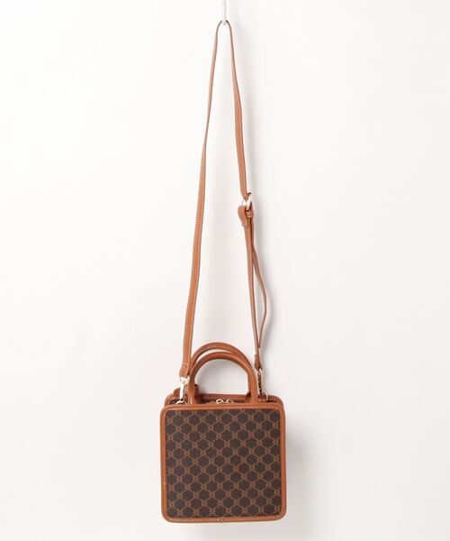 one way（ワンウェイ）の「【oneway】スクエアボストン（ボストンバッグ・レディース・オレンジ/ベージュ・FREE）」の4枚目の写真