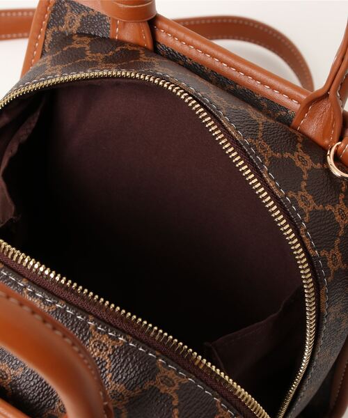 one way（ワンウェイ）の「【oneway】スクエアボストン（ボストンバッグ・レディース・オレンジ/ベージュ・FREE）」の7枚目の写真