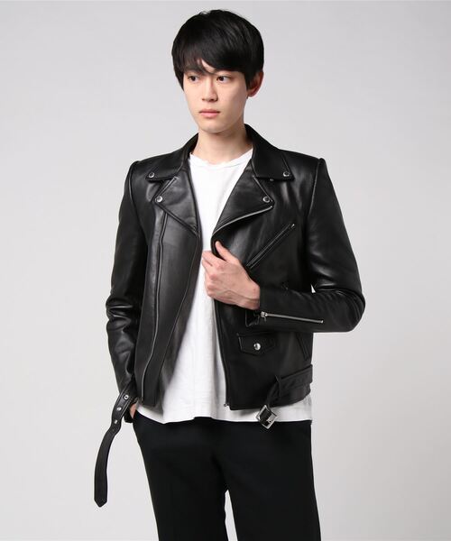 ジョンローレンスサリバン　ライダース　48 LAMBSKIN RIDER'S JACKET（ライダースジャケット）｜JOHN