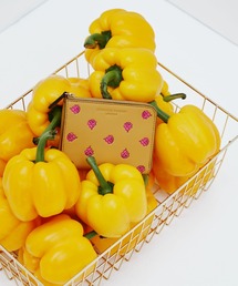 KATHARINE HAMNETT LONDON （キャサリンハムネットロンドン）の「KATHARINE HAMNETT LONDON/キャサリンハムネットロンドン ROSE GARDEN L字ファスナー ミドルウォレット（財布）」