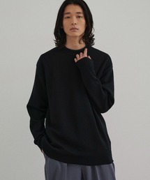 SOLOTEXミラノリブクルーネック