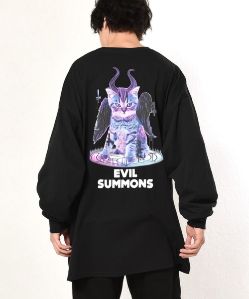 MILKBOY（ミルクボーイ）の「EVIL CAT L.S. TEE（Tシャツ/カットソー・レディース・A/B/C・L/XL）」の2枚目の写真