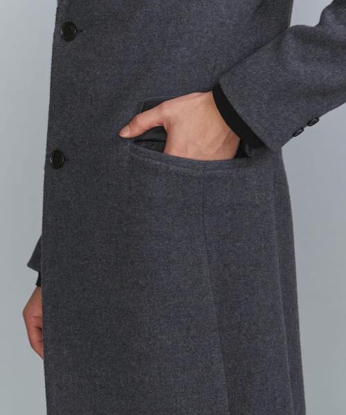 BEAUTY&YOUTH UNITED ARROWS(ビューティーアンドユースユナイテッドアローズ)の「【WEB限定 WARDROBE SMART】by PE メルトン チェスター コート(チェスターコート・メンズ・ブラック/ダークグレー/ダークブラウン・L/S/XL/M)」の10枚目の写真