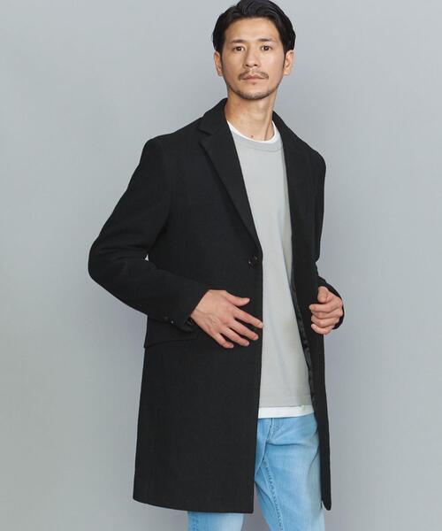BEAUTY&YOUTH UNITED ARROWS(ビューティーアンドユースユナイテッドアローズ)の「【WEB限定 WARDROBE SMART】by PE メルトン チェスター コート(チェスターコート・メンズ・ブラック/ダークグレー/ダークブラウン・L/S/XL/M)」の15枚目の写真