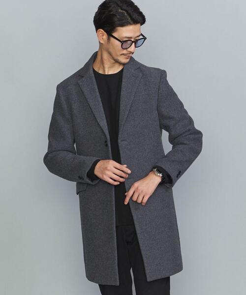 BEAUTY&YOUTH UNITED ARROWS(ビューティーアンドユースユナイテッドアローズ)の「【WEB限定 WARDROBE SMART】by PE メルトン チェスター コート(チェスターコート・メンズ・ブラック/ダークグレー/ダークブラウン・L/S/XL/M)」の19枚目の写真