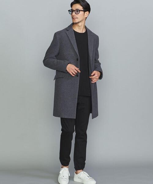 BEAUTY&YOUTH UNITED ARROWS(ビューティーアンドユースユナイテッドアローズ)の「【WEB限定 WARDROBE SMART】by PE メルトン チェスター コート(チェスターコート・メンズ・ブラック/ダークグレー/ダークブラウン・L/S/XL/M)」の21枚目の写真