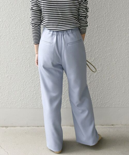 SHIPS any（シップス エニィ）の「SHIPS any:〈ウォッシャブル〉ウール ライク ポケット パンツ◇（その他パンツ・レディース・ライトブルー/ネイビー/オフホワイト・38/36）」の20枚目の写真