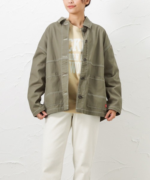 セール Dickies ディッキーズ デニム レイルマンジャケット デニムジャケット Dickies ディッキーズ のファッション通販 Zozotown