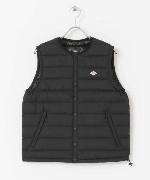 URBAN RESEARCH DOORS(アーバンリサーチドアーズ)の「DANTON INNER DOWN CREW-NECK VEST(ダウンベスト・レディース・ブラック/ホワイト・SMALL)」の7枚目の写真