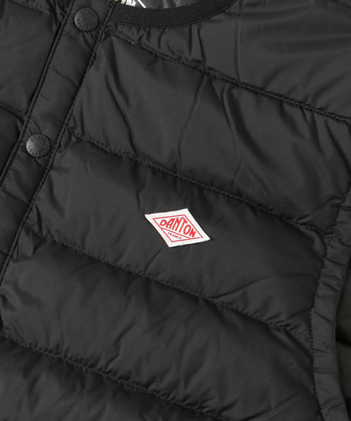 URBAN RESEARCH DOORS(アーバンリサーチドアーズ)の「DANTON INNER DOWN CREW-NECK VEST(ダウンベスト・レディース・ブラック/ホワイト・SMALL)」の13枚目の写真