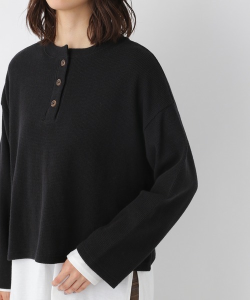 LEPSIM（レプシィム）の「2WAY裏毛クロップトプルオーバー　227753（Tシャツ/カットソー・レディース・ブラック/ライトブルー・FREE）」の11枚目の写真