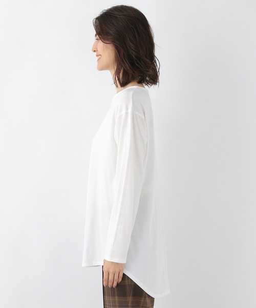 LEPSIM（レプシィム）の「2WAY裏毛クロップトプルオーバー　227753（Tシャツ/カットソー・レディース・ブラック/ライトブルー・FREE）」の9枚目の写真