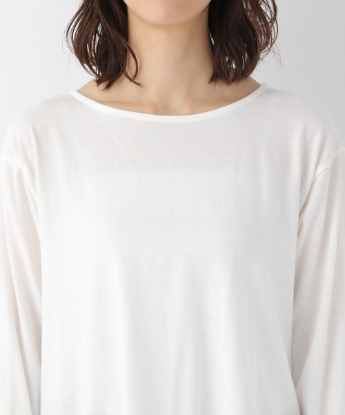 LEPSIM（レプシィム）の「2WAY裏毛クロップトプルオーバー　227753（Tシャツ/カットソー・レディース・ブラック/ライトブルー・FREE）」の4枚目の写真