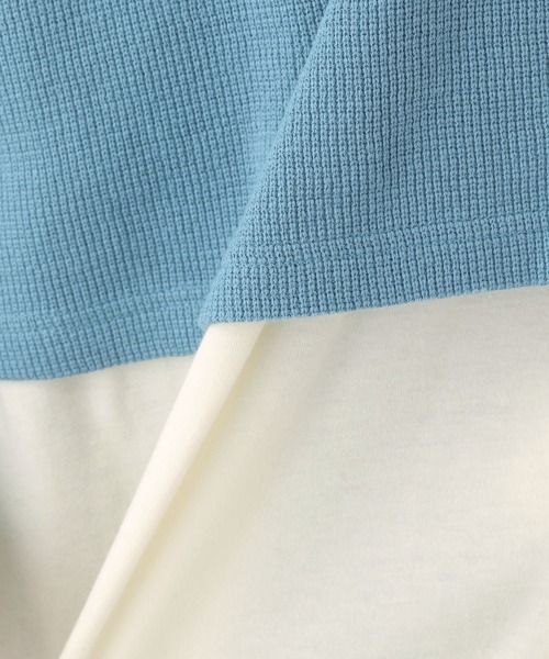 LEPSIM（レプシィム）の「2WAY裏毛クロップトプルオーバー　227753（Tシャツ/カットソー・レディース・ブラック/ライトブルー・FREE）」の10枚目の写真