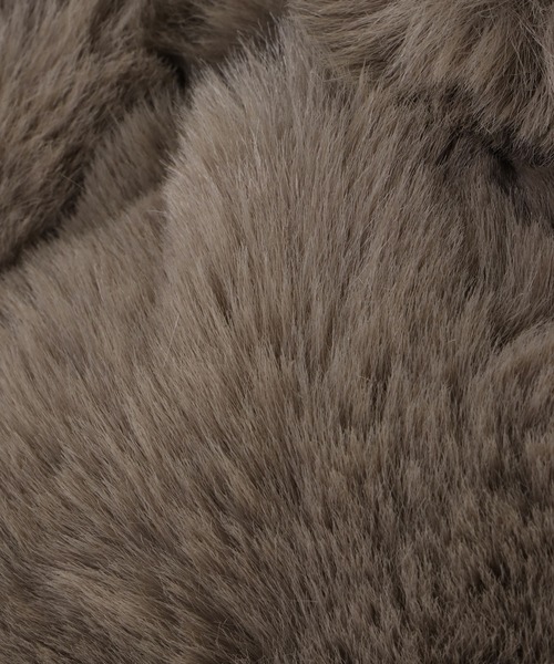 ikka（イッカ）の「エコファー巾着ショルダーバッグ（ショルダーバッグ・レディース・オフホワイト/グレー/ベージュ・FREE）」の9枚目の写真